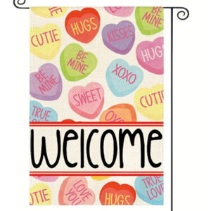 Garden Flag Beige Multi-color 11.8 in x 17.7 in